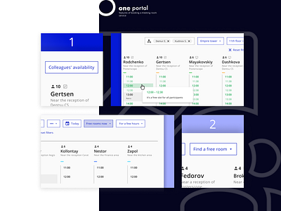 Features of booking a meeting room booking corporate portal corporate website dentsu employee meeting room product design real project russia service web