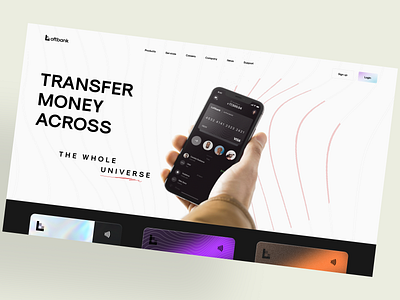 Digital Banking - Product Website bank app bank cards banking app banking app landing page banking card visuals banking landing page banking software credit cards digital banking website fintech app fintech branding fintech landing fintech landing page fintech product fintech site fintech website landingpage minimalistic minimalistic landing page mockup landing page