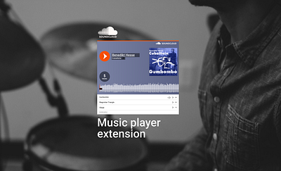 Music player extension dailyui productdesign ui ux