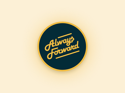 always forward always forward quote script sticker