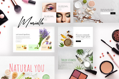 Cosmetics and Beauty Shop Template Kits beauty shop cosmetic design elementor template ui ux website