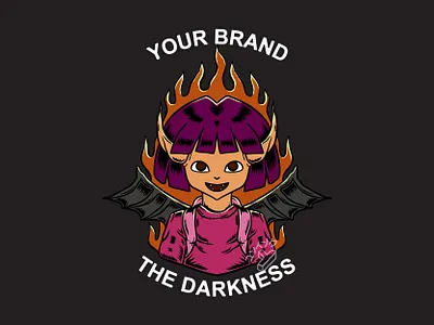 dora apparel artwork badgedesign brandmerch clothing clothing brand illustration merchandise tshirtdesign yusoeink