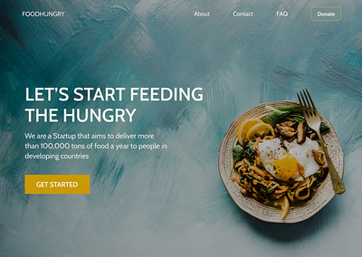 Feeding the Hungry country deliver developing country donate feed feedback figma food hungry people startup