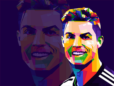 Cristiano Ronaldo champion colorful cr7 cristiano cristiano ronaldo football illustration juventus layout madrid portugal poster real madrid ronaldo soccer spain vector wallpaper world wpap