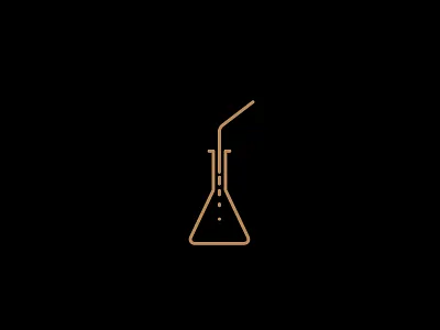 Smoothie Lab Logo brand identity branding graphic design icon line art logo pictogram