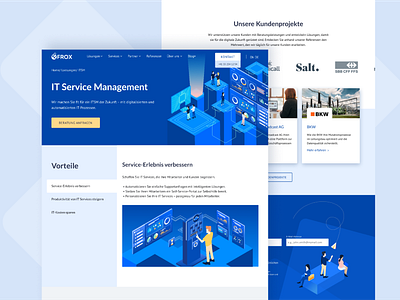 UX/UI design for Frox platform customer experience digitalization illustration it prototype saas switzerland transformation ux research