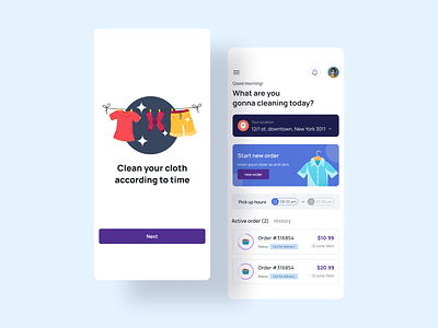 Laundry app UI design app design cleaning cleaning service cloths dry cleaner find laundry flat home service laundry laundry app laundry service mobile app service app tailor app ui ui design uiux user interface uxui visual design
