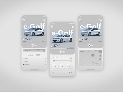 e - GOLF animation mobile app mobile app design mobile ui promo ui ux web web design