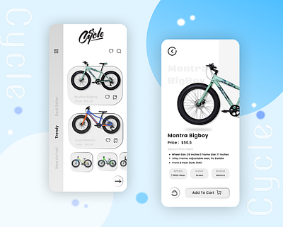 Bike Store App app appdesgin bike bike ride biker bikeshop clean concept cycle design figma interface minimal mobile app online shop online store ui uiuxdesgin ux