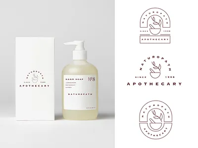 Package Design and Logo for NATUROPATH apothecary brand brand identity branding graphic design illustration logo logotype package package design