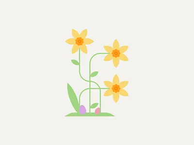 Easter Spot Illustration WIP design easter easter egg egg flat design flowers holiday icon illustration illustrator nature season spot illustration spring vector