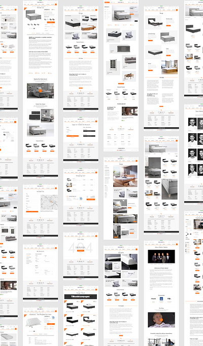 All pages. Bedrenaetter.dk magento website basov bed bedroom buy ecommerce ecommerce app ecommerce design ecommerce shop interior magento magento 2 magento theme minimal orange responsive shop store ui web website