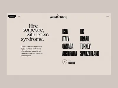 The Hiring Chain animation clean dailyui design digital minimal ui ux web design website