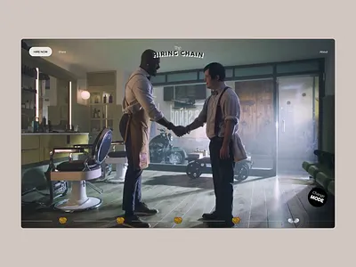 The Hiring Chain animation clean dailyui design digital minimal ui ux web design website