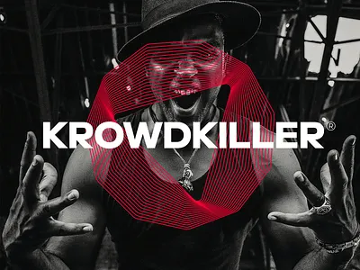 KK Records bold design logo logodesign logotype monogram production simple