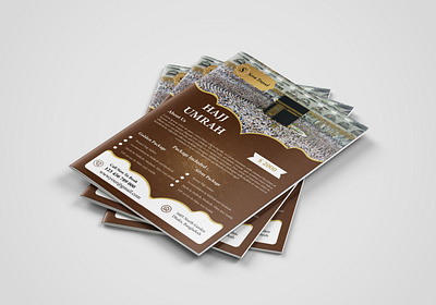 Hajj flyer arabian arabic brochure design flyer flyer design flyer template graphic design hajj flyer islamic magazine poster template umrah