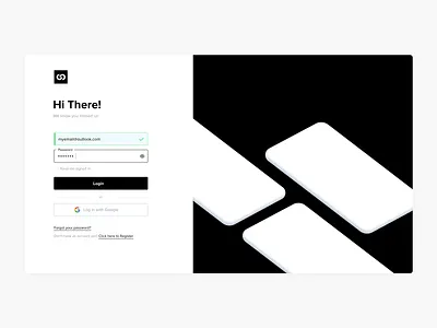 Sign-In Process interfacedesign login uxui