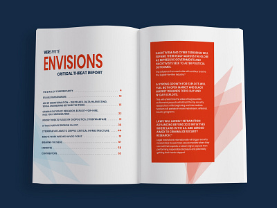 Envisions Report design flaks studio flaksstudio report spread