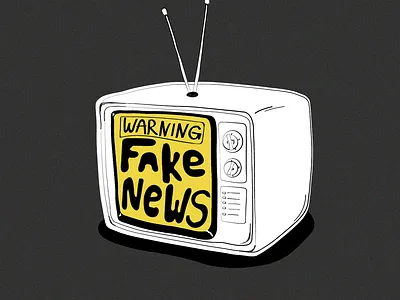 Fake News design digital art digital illustration digitalart drawing drawingart flat illustration illustrations minimal