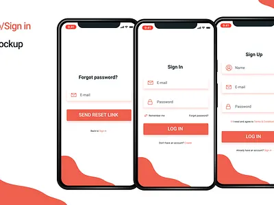 Sign in ui design app design casestudy login page mobile ui design sign up