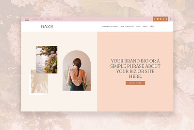 DAZE - Coaching, Blog, Shop Theme blog business theme theme design web design website wordpress wordpress theme
