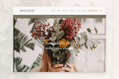 Honeydew- Business + Portfolio Theme blog business theme theme design web design website wordpress wordpress theme