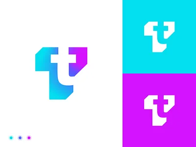 Transactie logo proposal 3d branddesign colorful construction corporate graphicdesign grid grids guides idenity letter logo logodesign logodesigner mark neon simple symbol typography