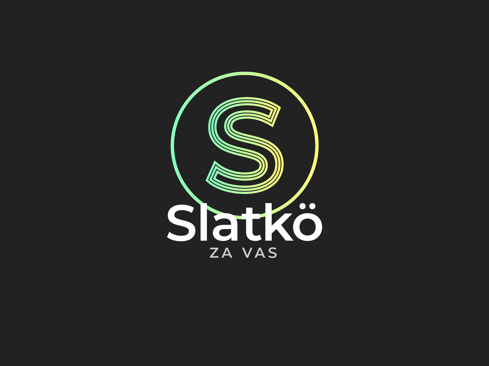 Slatkö brand of sweets #1 brand hierarchy branding branding concept branding identity green logo logodesign neon neon green neon yellow pattern slatko sweets yellow