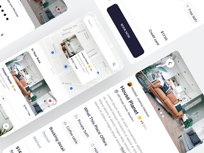 Booking App Concept aftereffects app booking branding design illustration madewithxd ui uiux