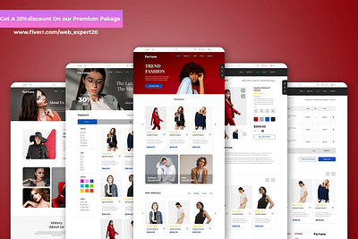 I will customize divi woocommerce website for you animation branding design flat logo minimal typography ux web website