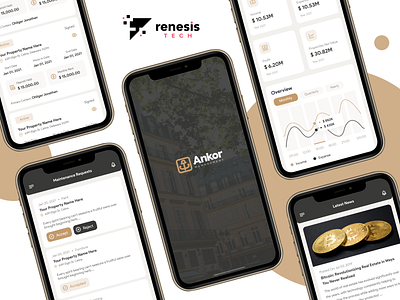 Portfolio Management App Design android app design branding business design finance app graphic design illustration ios app design maintenance page mobile dashboard property management real estate real estate application realestateinvesting ui web application