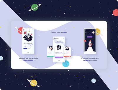 StudreamsMobile app design flat illustration minimal ui ux webapp