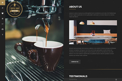 Coffee Shop - WordPress Theme blog business theme theme design web design website wordpress wordpress theme