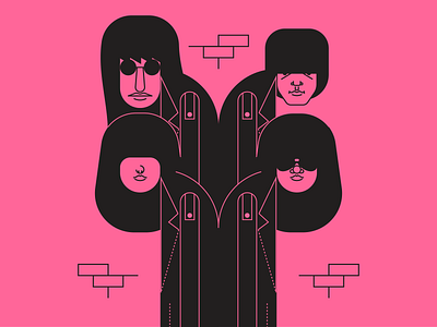 THE RAMONES illustraion illustration illustration art illustration digital illustrations minimalist seattle