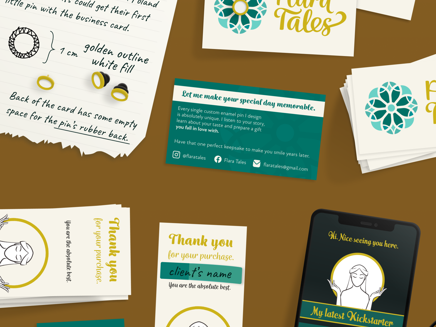 Small business' branding package by Kinga Kadróg on Dribbble