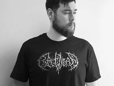 Death metal Batman blackmetal lettering logo logodesign metal silkprint tshirt typography