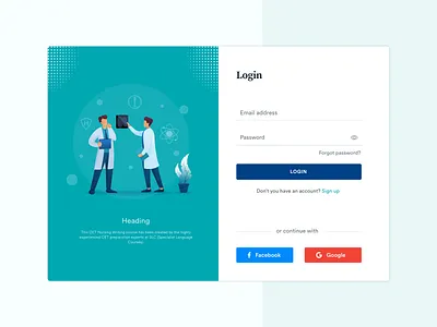 Diginerve- EdTech initiative education illustration landingpage login login form online education registration signup ui user experience design ux xd design