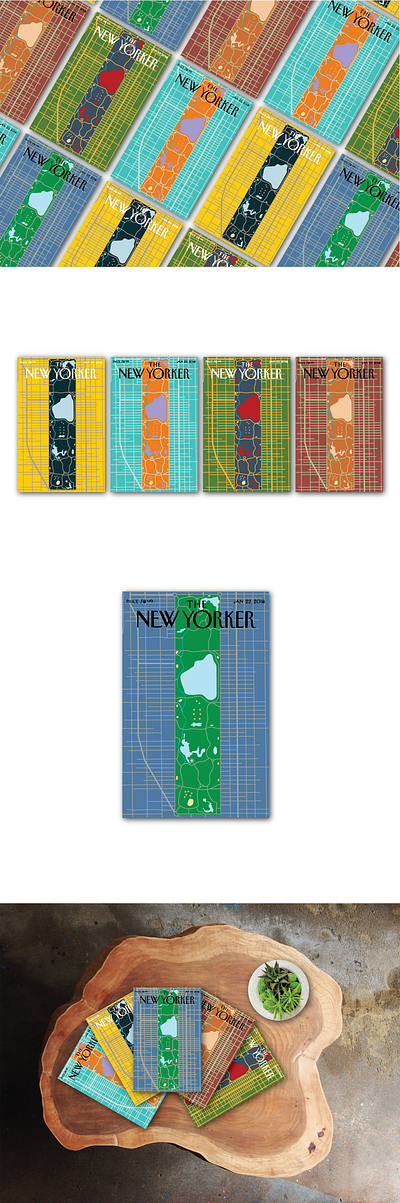 The New Yorker Cover Design Concept graphic design illustration