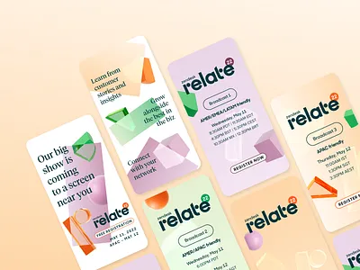 Zendesk Relate 2022 - Touch points branding design graphic design