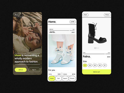 Fashion ecommerce — Mobile app animation app boots clean design e shop ecommerce ecommerce app fashion mobile mobile app mobile design mobile ui shoes shop store ui