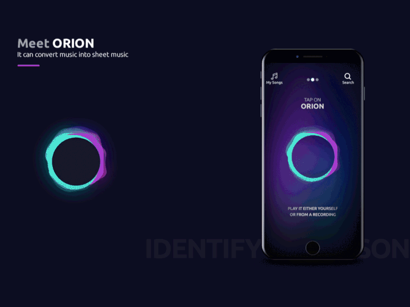 ORION - UI/UX animation 2d branding ui