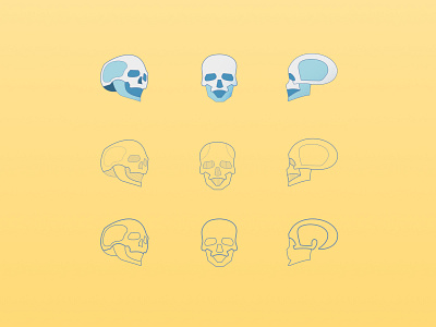 Scull icons design icon icon design icon set icons icons pack illustration logo skull vector