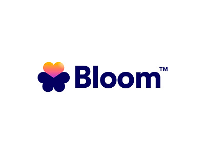 Bloom Date App Logo app b bloom branding connect creative logo date dating dating app harmony heart hearts logo logo design love monogram romance swipe tinder