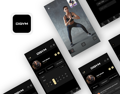 DIGYM - UI/UX design ui