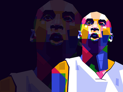 Kobe Bryant Pop Art Illustration basket ball basketball bryant club displate helicopter illustration kobe kobe bryant lakers logo painting pop art poster sport stadium startup vector wallpaper wpap