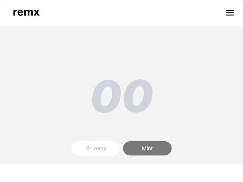 NFT 3D digital wearable loading and reveal 3d counter design digital wearables loading nfts progress indicator typography ui web3