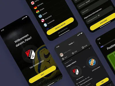 Pre-sale for soccer players app - iOS app design illustration minimal ui ux