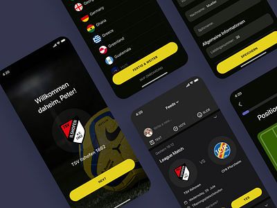 Pre-sale for soccer players app - iOS app design illustration minimal ui ux