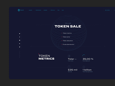 Cryptocurrency website animated clean crypto dark ui ui web