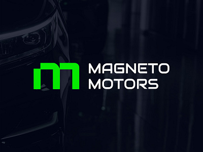 Magneto Motors brand designer brand identity branding car car dealer car logo cars engine graphic design graphic designer logo logo designer logo ideas logo identity logos motors motors logo